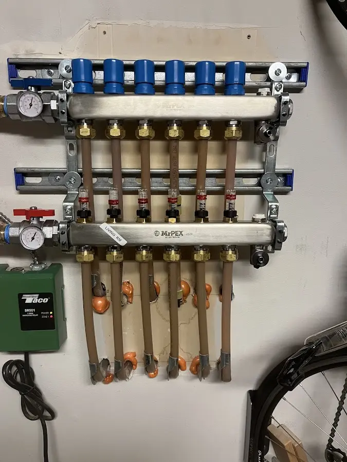 Plumber performing Leak Detection at a residential property in Cody